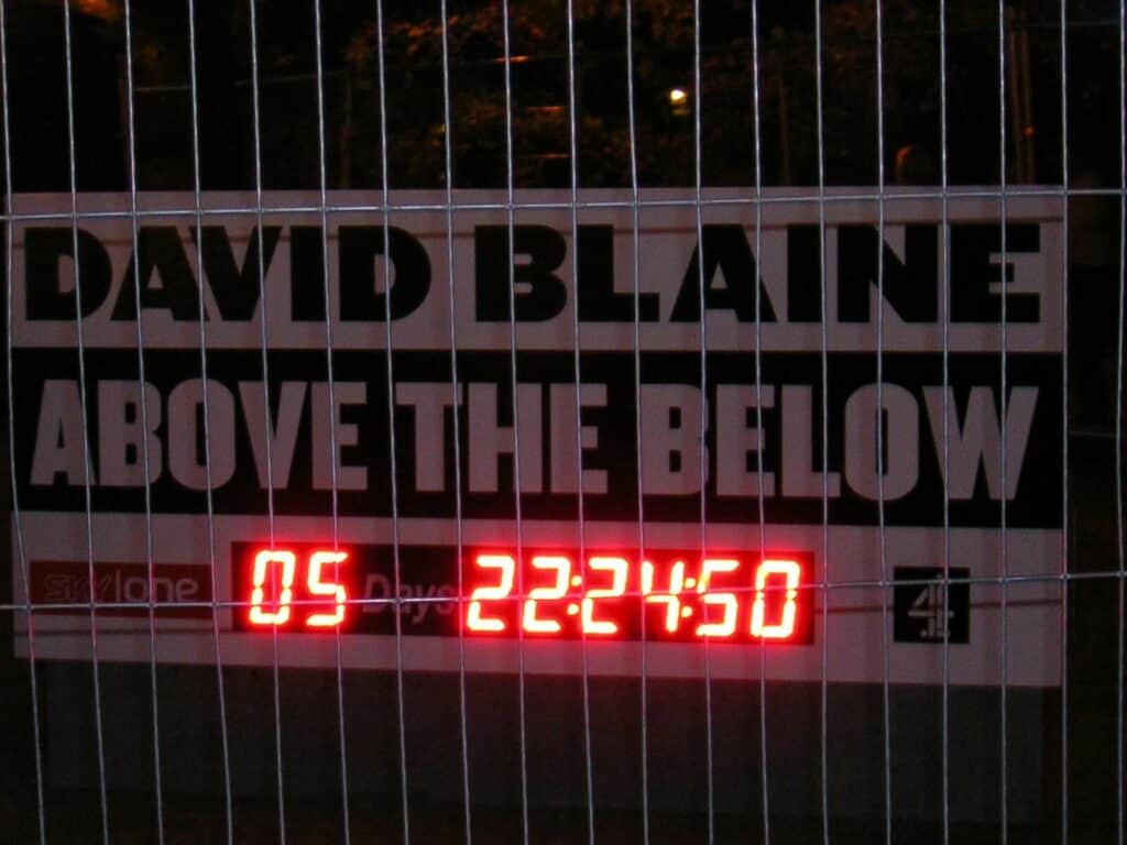David Blaine Above the Below